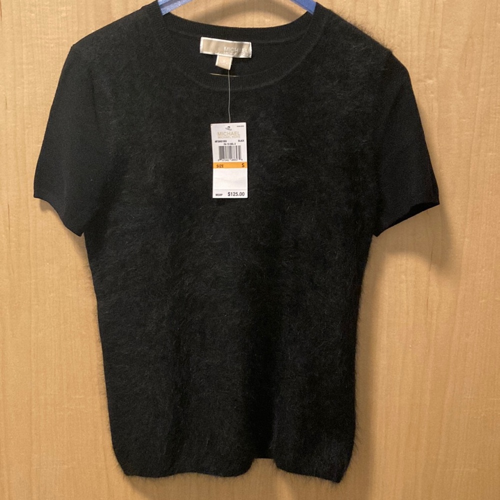 NWT Michael Kors Angora Rabbit Sweater. Size small